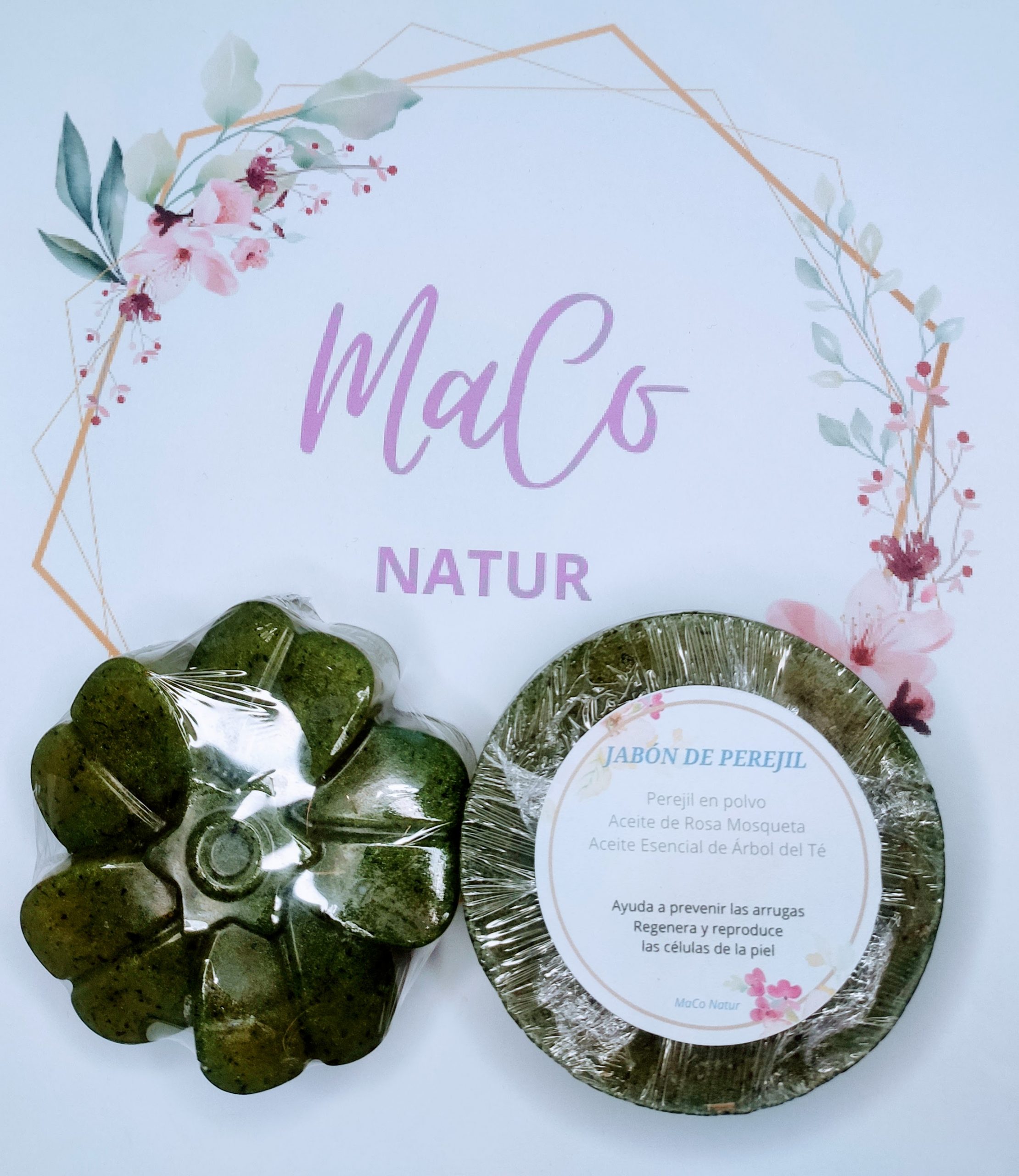 Jabón de Glicerina con Perejil - Imagen 4