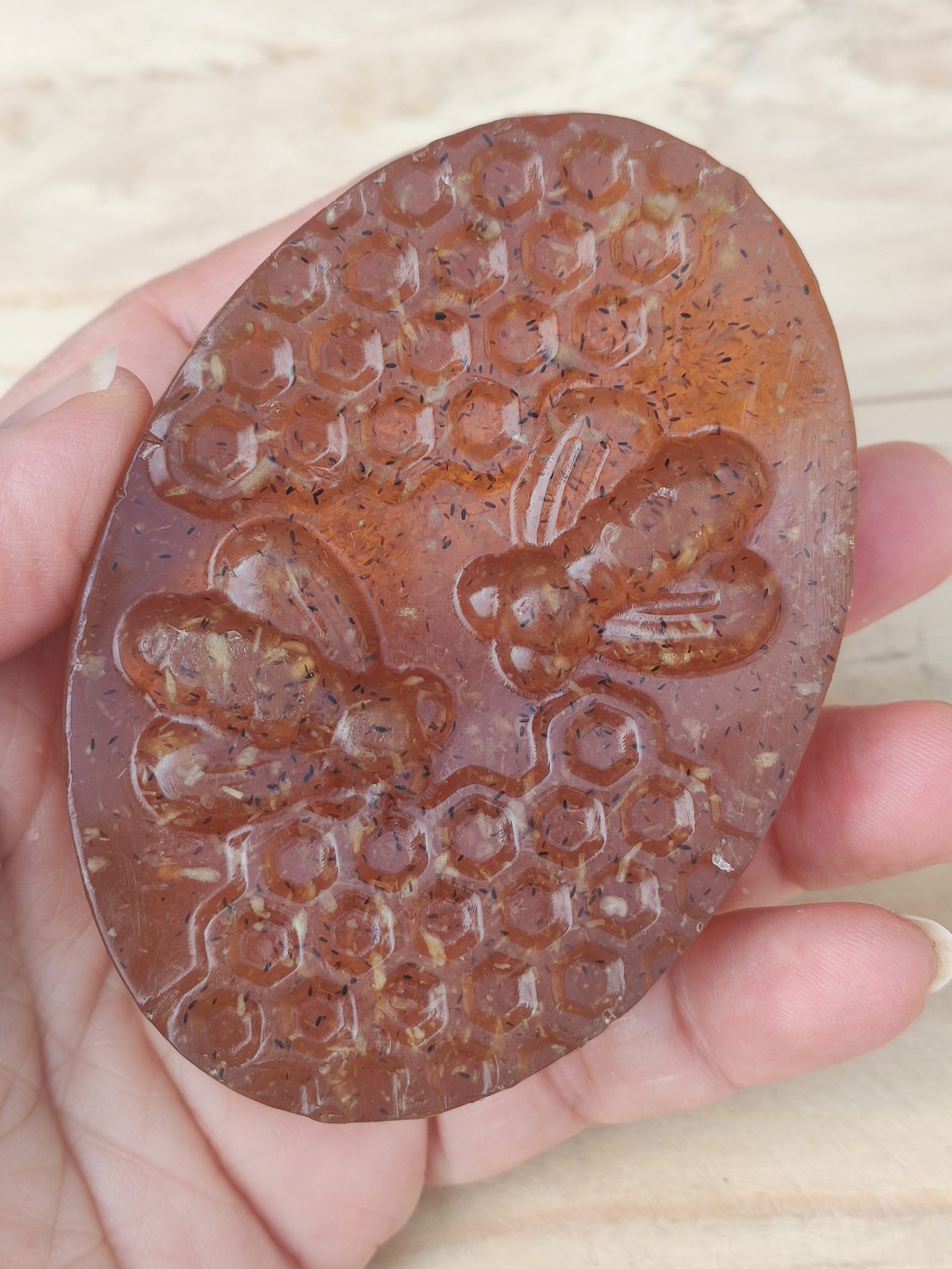 Jabón de Glicerina con Manzanilla y Miel - Imagen 2