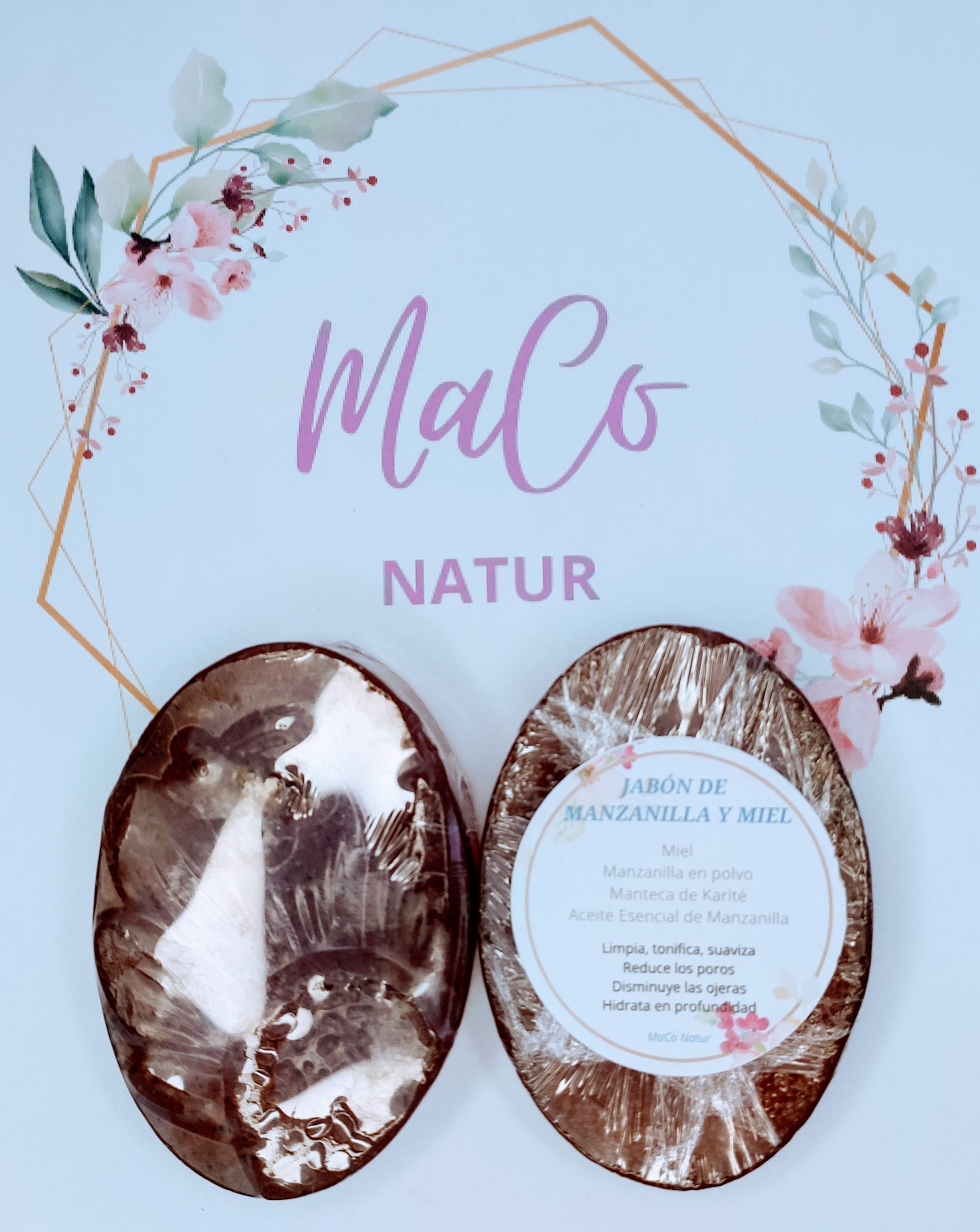 Jabón de Glicerina con Manzanilla y Miel - Imagen 4