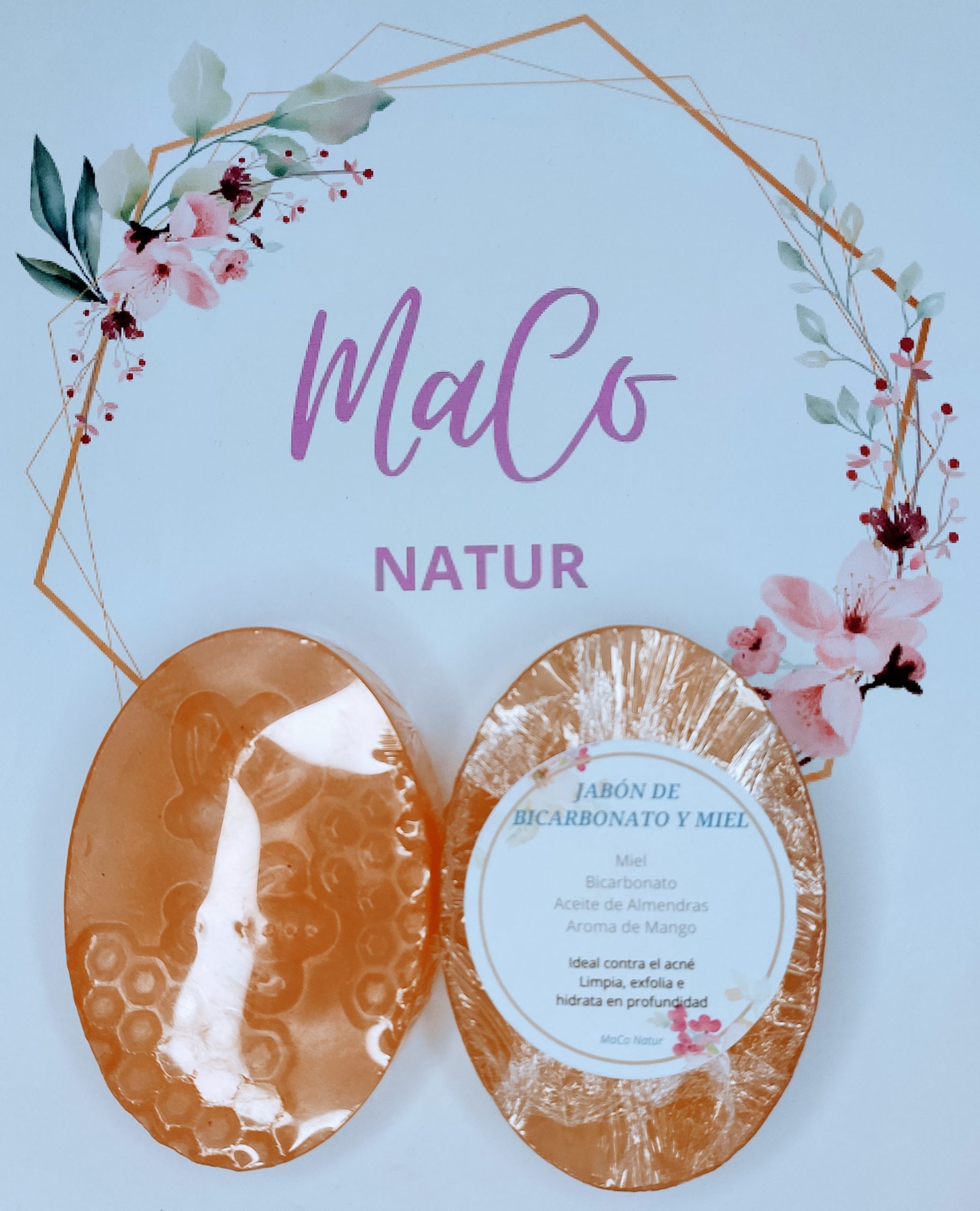 Jabón de Glicerina con Bicarbonato y Miel - Imagen 4