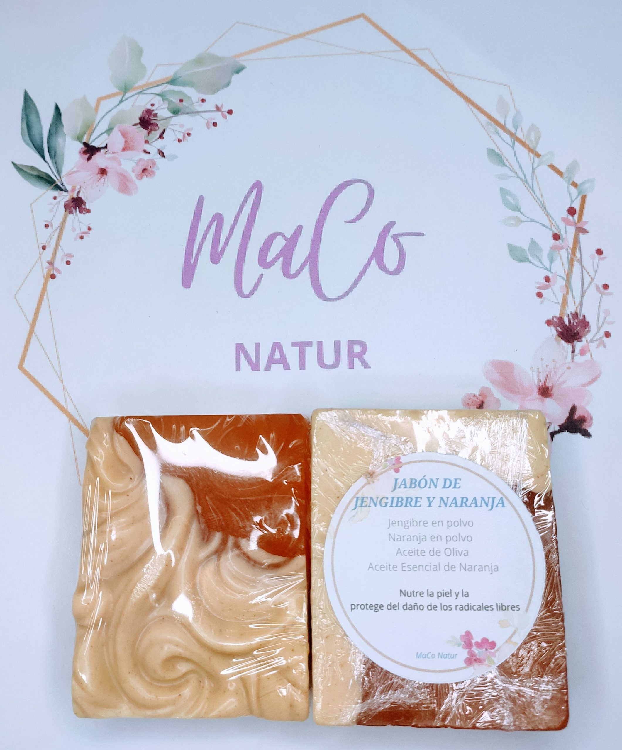 Jabón de Glicerina con Jengibre y Naranja - Imagen 4