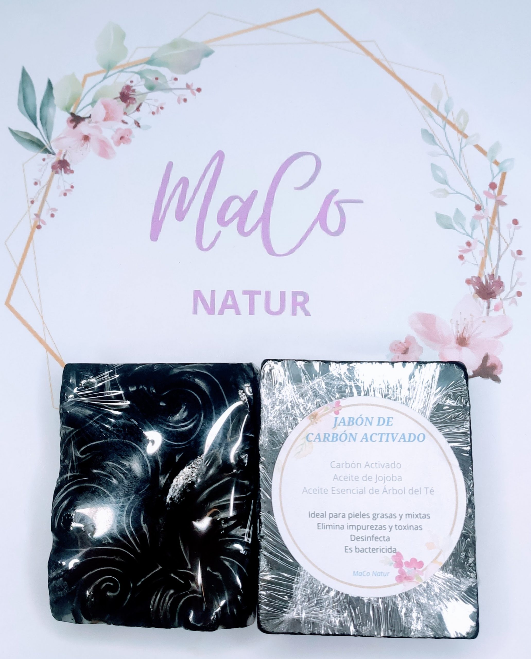 Jabón de Glicerina con Carbón Activado - Imagen 4