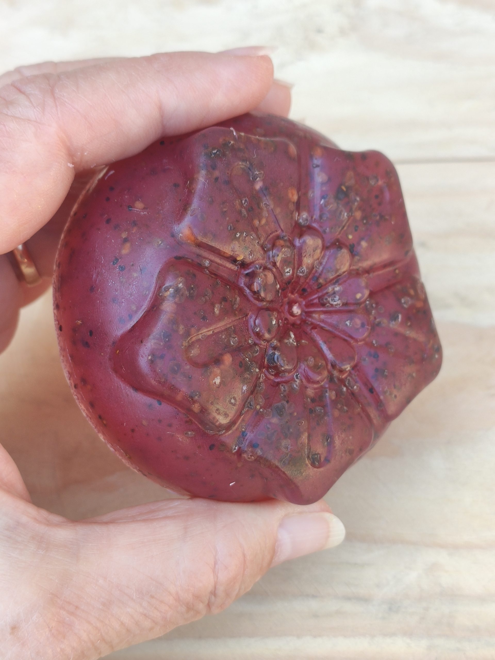 Jabón de Glicerina con Fresa - Imagen 2