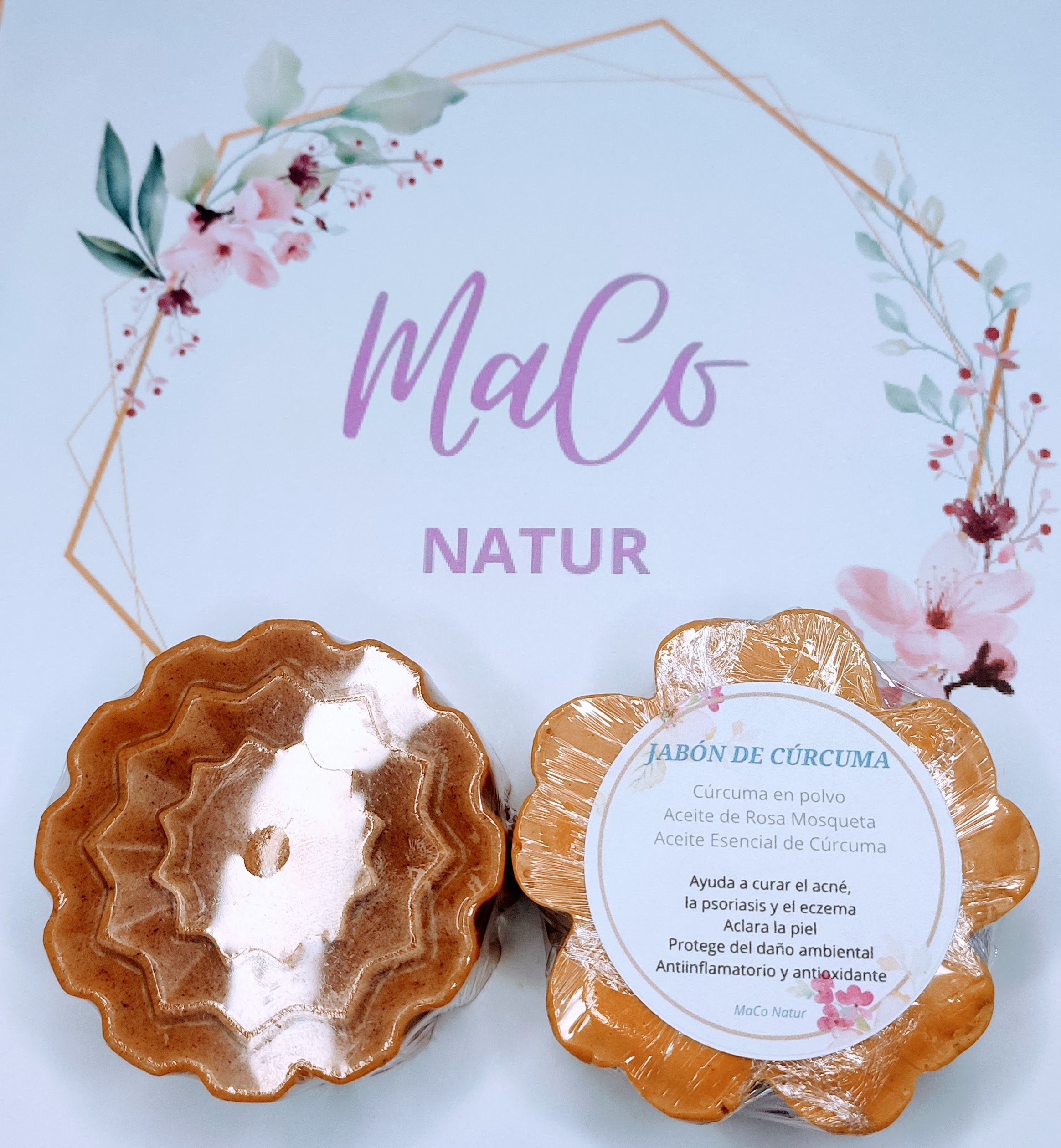 Jabón de Glicerina con Cúrcuma - Imagen 4