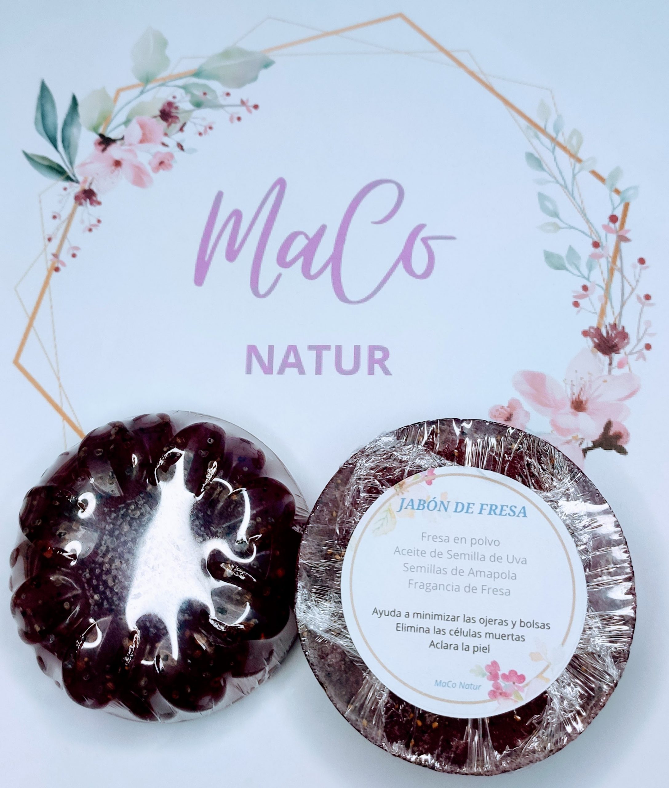 Jabón de Glicerina con Fresa - Imagen 4