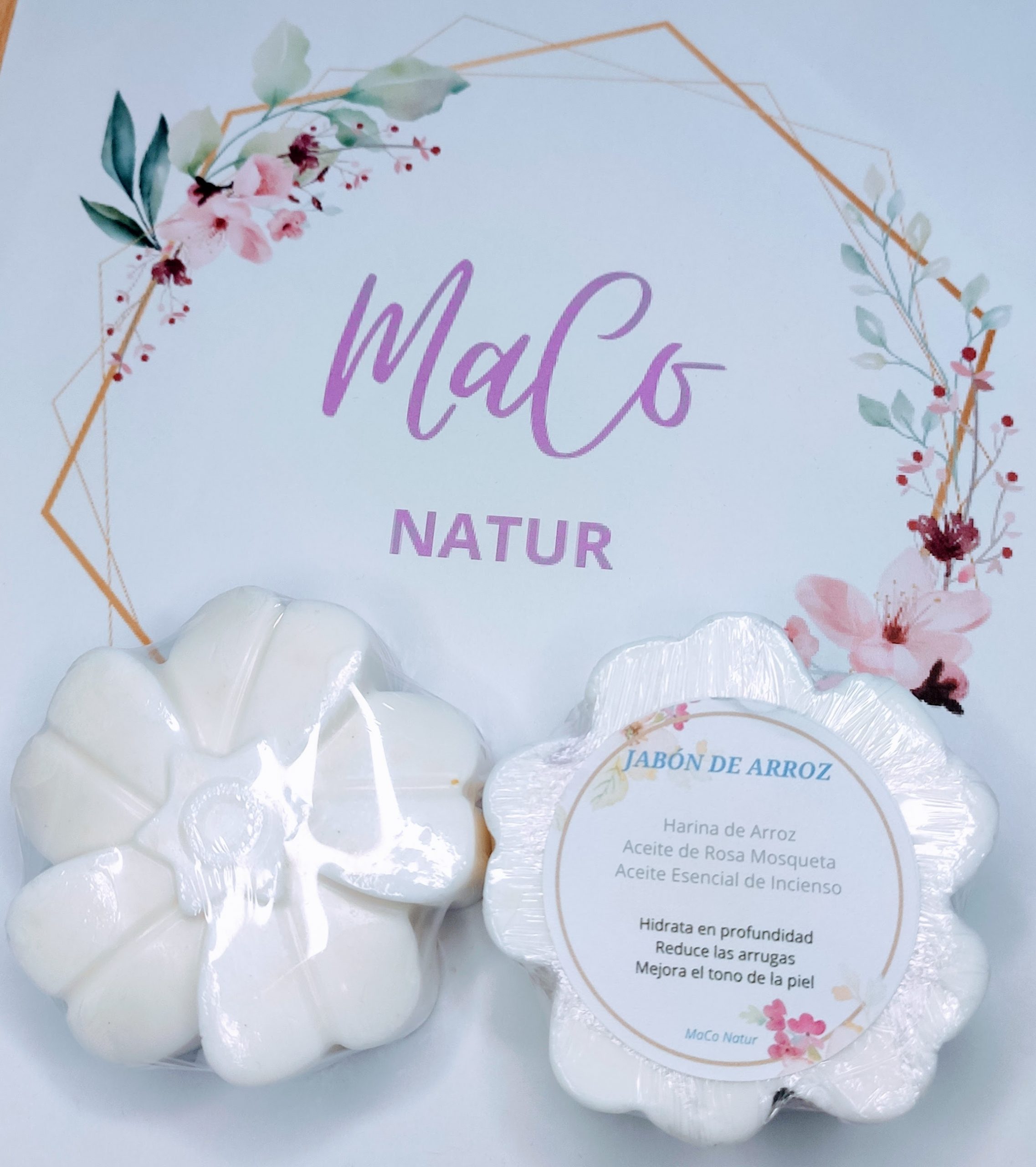 Jabón de Glicerina con Arroz - Imagen 4