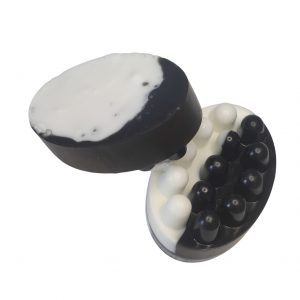 Jabón de Glicerina con Carbón Activado y Arroz