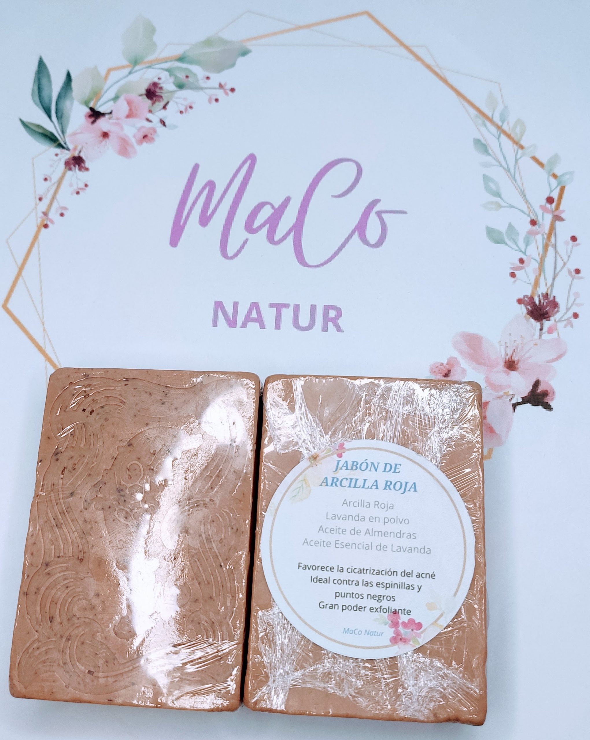 Jabón de Glicerina con Arcilla Roja - Imagen 4