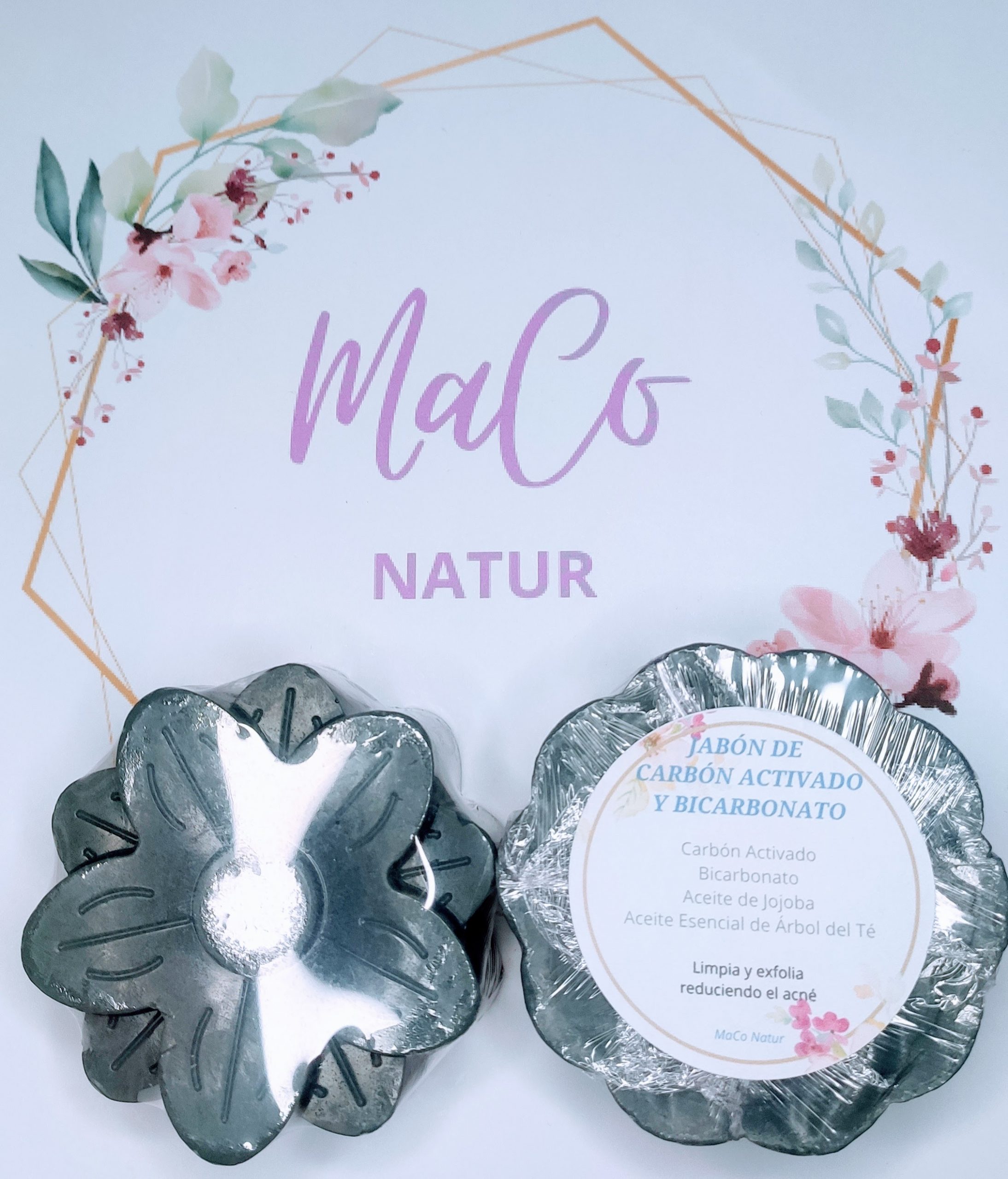 Jabón de Glicerina con Carbón Activado y Bicarbonato - Imagen 4