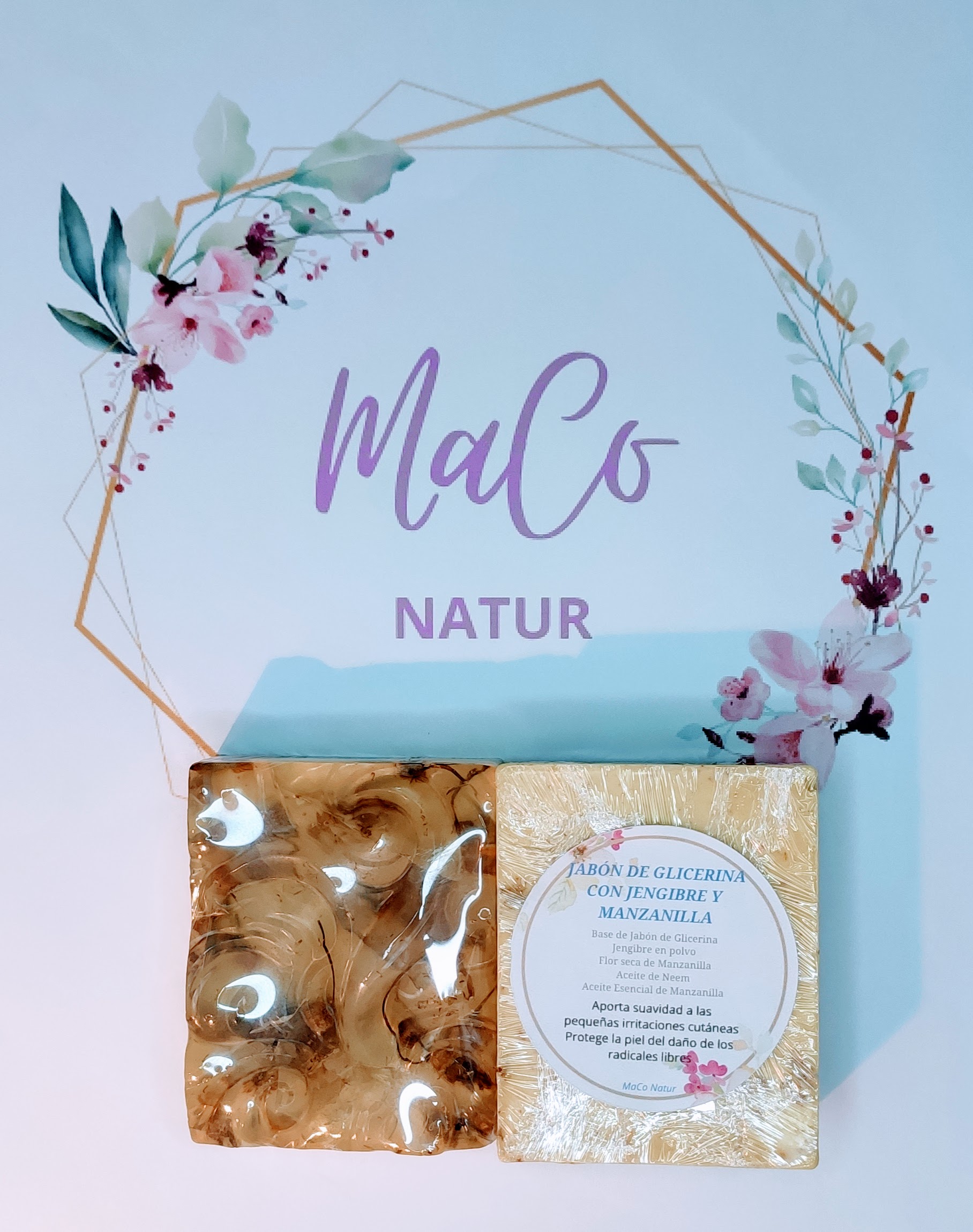 Jabón de Glicerina con Jengibre y Manzanilla - Imagen 4